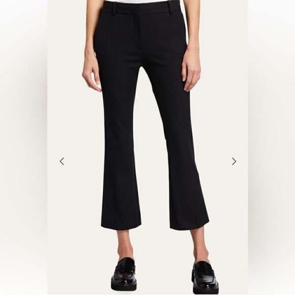 Frame Le Crop Mini Boot Pants women's size‎ 14 black office career - Picture 2 of 9